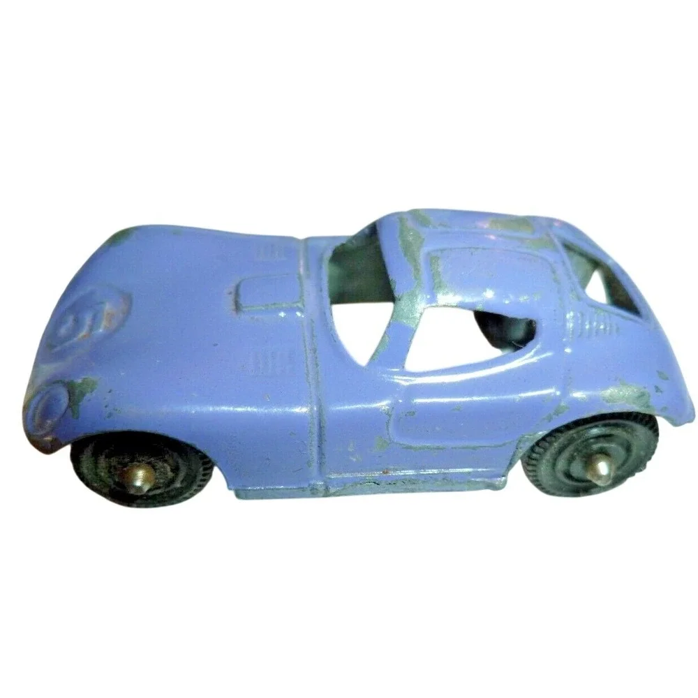 Vintage Tootsietoy Cheetah Race Car Lavender Purple Diecast Toy Chicago USA #5